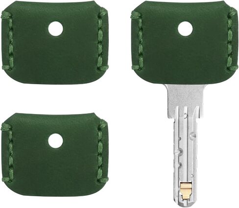 Leather Key Covers Caps - Key Toppers Identifiers Head Sleeves Use for Standard Flat House Office & Apartment in Saudi Arabia