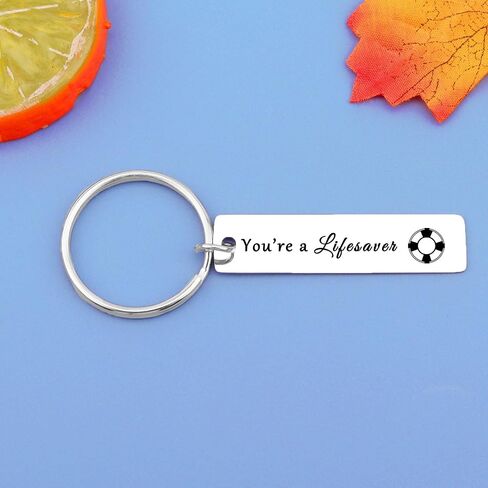 12PCS Lifeguard Gift Keychain Thank You Gift for Lifeguard Keyring Appreciation Present Keychain for Women Men Coach Lifesaver Unique Thank You Work Present Christmas Birthday in Kuwait