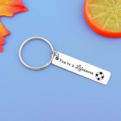 12PCS Lifeguard Gift Keychain Thank You Gift for Lifeguard Keyring Appreciation Present Keychain for Women Men Coach Lifesaver Unique Thank You Work Present Christmas Birthday in Kuwait