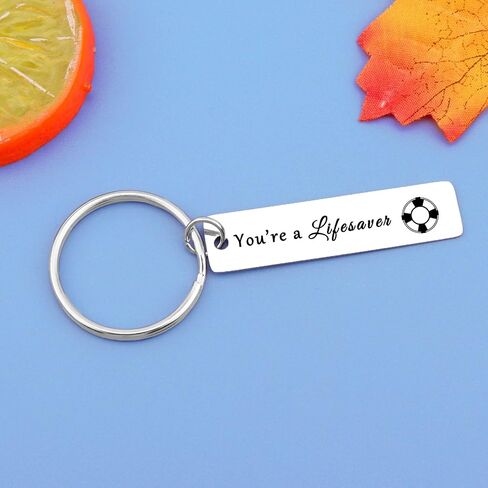 12PCS Lifeguard Gift Keychain Thank You Gift for Lifeguard Keyring Appreciation Present Keychain for Women Men Coach Lifesaver Unique Thank You Work Present Christmas Birthday in Kuwait