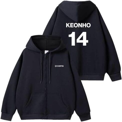 CORTIS Color Outside The Lines Album Hoodies, zip up hoodie 56% cotton 44% polyester in Saudi Arabia