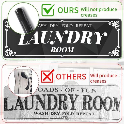 Extra Non-Slip Laundry Room Rug Runner, NO-Creases, Washable Rugs, Laundry Room Decor and Accessories, Comfort Floor Mat, Water Resistant Design for Washer Dryer Organization, 17"X47" in Kuwait