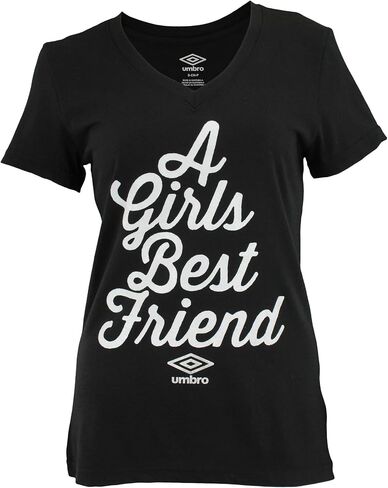 تي شيرت Umbro للسيدات Best Friend Ss أسود/أبيض مقاس S in Kuwait