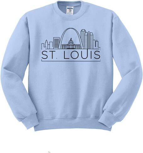 سويت شيرت Skyline St Louis Missouri للجنسين in Kuwait