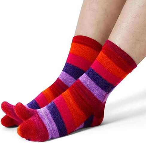Polar Feet Tabi Socks for Women & Men – Warm Cozy Fleece Split Toe Socks for Sandals, Flip Flops & Japanese Tabi Wear in Saudi Arabia