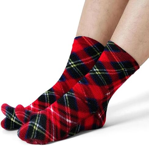 Polar Feet Tabi Socks for Women & Men – Warm Cozy Fleece Split Toe Socks for Sandals, Flip Flops & Japanese Tabi Wear in Saudi Arabia