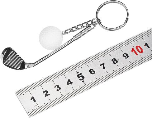 6PCS Golf Cart Keychain, Alloy Funny Keychains, Electroplating Mens Keychain, for Men Women Golfers Handbag in Saudi Arabia