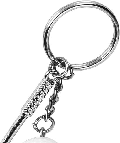 6PCS Golf Cart Keychain, Alloy Funny Keychains, Electroplating Mens Keychain, for Men Women Golfers Handbag in Saudi Arabia