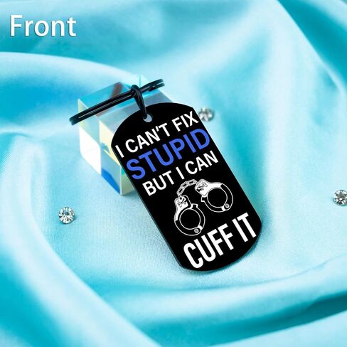 Aisity Police Officer Gifts for Men Cool Police Stuff Keychain for Policeman Officers Law Enforcement Gift Sheriff Academy Graduation Birthday Gift for Boyfriend Husband in Saudi Arabia
