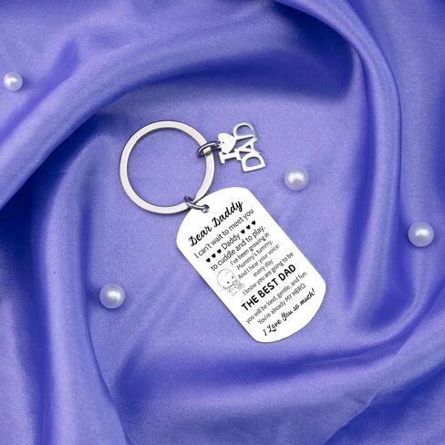 First Fathers Day Presents For New Dad Father Cool New Dad Fathers Day Present Best New Dad Keychain Gifts For Birthday Soon To Be Dad Fathers Day Gift First Time Dad Gifts Unique Dad To Be Gifts in Saudi Arabia