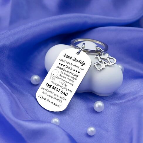 First Fathers Day Presents For New Dad Father Cool New Dad Fathers Day Present Best New Dad Keychain Gifts For Birthday Soon To Be Dad Fathers Day Gift First Time Dad Gifts Unique Dad To Be Gifts in Saudi Arabia