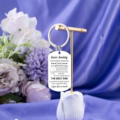 First Fathers Day Presents For New Dad Father Cool New Dad Fathers Day Present Best New Dad Keychain Gifts For Birthday Soon To Be Dad Fathers Day Gift First Time Dad Gifts Unique Dad To Be Gifts in Saudi Arabia