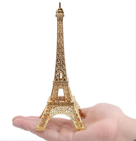 EMVANV Eiffel Tower Model,Paris Eiffel Tower Craft Architecture Model Desktop Home Decoration Art Present for Cake Topper Presents Party and Home Decoration(size:13cm/5.1inch), As Picture Show in Saudi Arabia