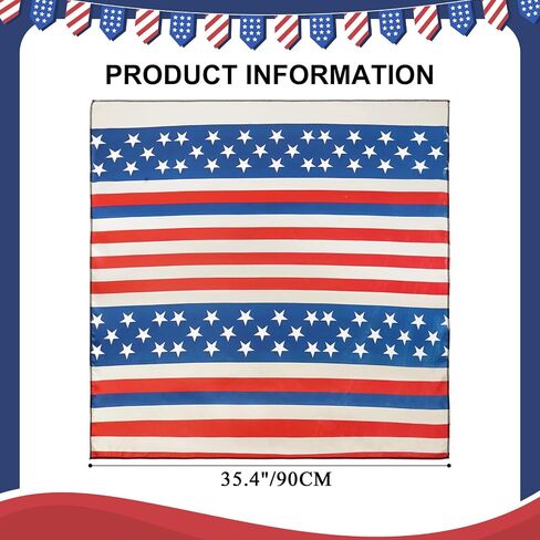 GERINLY Festival Bandana Head Scarf, 35 Inch Hair Scarf Wraps, Holiday Hair Bandana Large in Kuwait