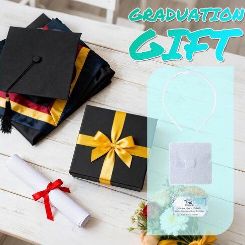 Graduation Cap Headband, Anti-Slip Insert for Grad Hat, Grad Cap Headband for Graduates, Students, Women, Pack of 1, Clear, Without Hat in Saudi Arabia