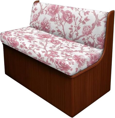 Pink Rose Pattern RV Dinette Sofa Cover 2 Pcs Soft Camper Cushions Slipcovers for Travel Trailer Couch Bench Rectangle Loveseat Protective Cover for RV Accessories in Saudi Arabia