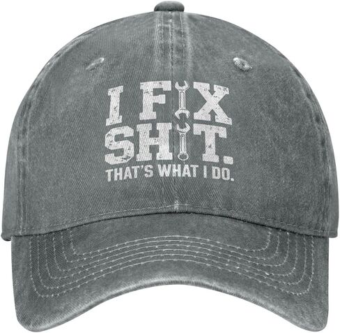 I Fix It All Hat هذا ما أفعله، قبعة بيسبول ميكانيكية مضحكة للرجال، قبعات رياضية متعثرة للأب in Kuwait