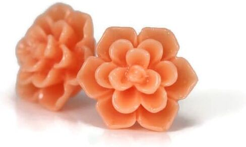 Titanium Succulent Stud Earrings for Sensitive Ears, Hypoallergenic Nickel-Free in Kuwait