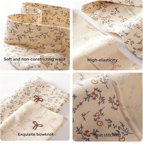 Cotton Underwear for Women 6Pack High Waisted Panties for Women,Full Coverage Briefs Comfortable Ladies Underwear in Saudi Arabia