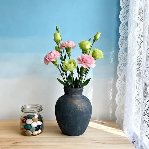 Book-Shaped Decorative Planter Pot - Unique Plant Vase & Bookshelf Desktop Office Decor for Book Lovers|Ceramic Planter with Drainage| Gift for Plant Lovers, Home Decor Enthusiasts in Saudi Arabia
