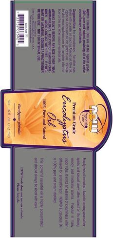 Now Foods, الزيوت العطرية، الأوكالبتوس، 1 أونصة سائلة (30 مل) in Kuwait