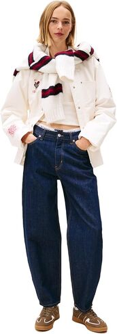Tommy Jeans Women's Jeanie High Rise Tapered Balloon Jeans in Saudi Arabia