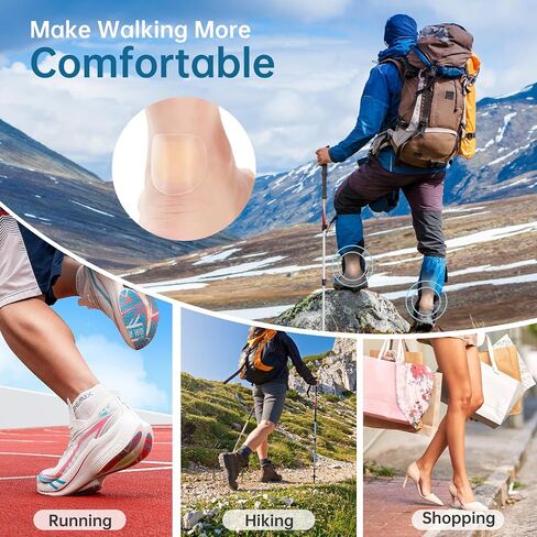 30ct Gel Blister Bandages, Hydrocolloid Bandages for Feet, Waterproof Adhesive Blisters Bandages Pads for Heel, Toe, Blister Cushion for Prevention & Recovery in Saudi Arabia