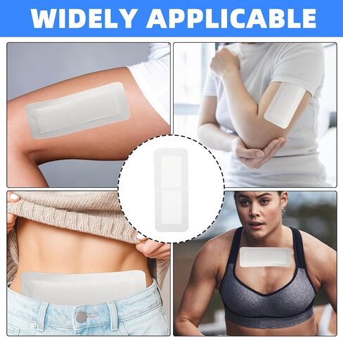 20 PCS Island Dressing 4x10 Inch, Bordered Gauze Wound Bandages, Large Adhesive Bandages, Sterile Bandages for Wound Care, Large Wound Bandages with Adhesive for Various Wounds in Saudi Arabia