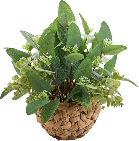 17" Artificial Olive Potted Plant with White Ceramic Planter Faux Olives Realistic Tabletop Indoor Plant for Home Office Kitchen Bathroom Decor in Saudi Arabia