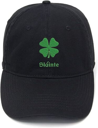 Men's Baseball Cap Slainte Shamrock Embroidery Hat Cotton Embroidered Casual Baseball Caps in Saudi Arabia