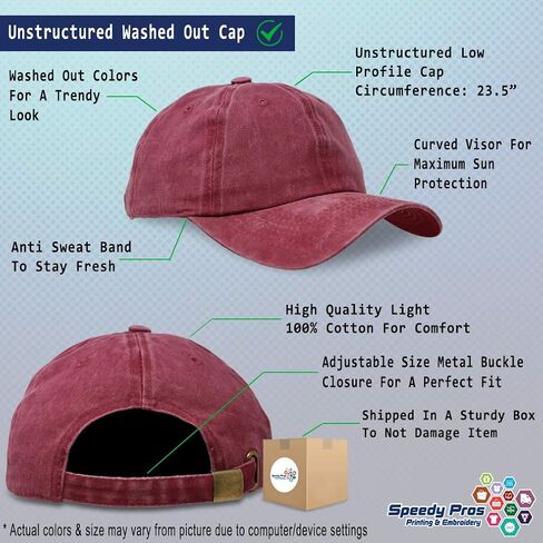 Speedy Pros Soft Washed Baseball Cap Ohana Cotton Dad Hats for Men & Women in Kuwait