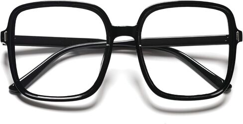 Oversized Square Reading Glasses for Women Men, Fashion Large Blue Light Blocking Readers, Big Frame Reading Eyewear in Saudi Arabia