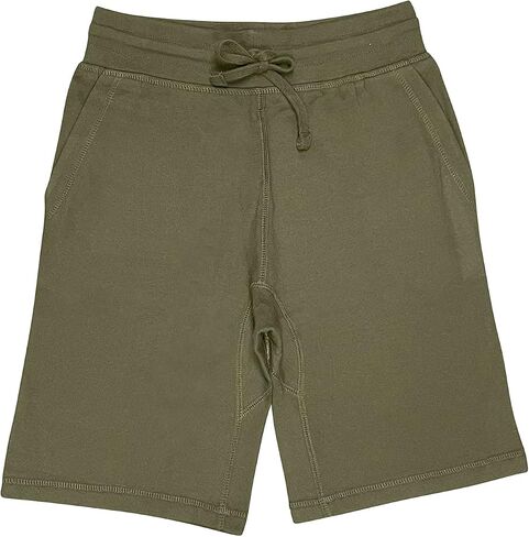 ILTEX Basic Fleece Jogger Shorts for Men | Casual Lounge Fleece Shorts for Mens | Athletic Workout Gym Sweat Shorts in Kuwait