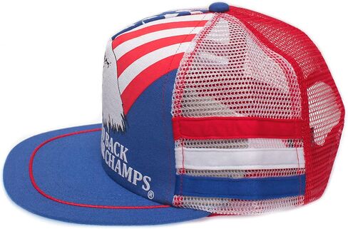 Classic 3 Stripe Hat Flat Bill Adult One-Size Unisex Multi Colors Cap in Saudi Arabia