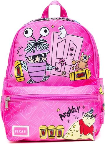 Disney Monsters Inc Mini Backpack for Girls - Bundle with 13" Mini Bag Featuring Mike Wazowski, Sulley, Boo Plus Water Bottle | Monsters Inc Backpack Purse for Kids, Girls, Women in Kuwait