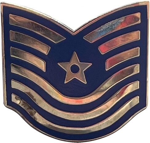 Trade Winds US Air Force Old Master Sergeant Motorcycle Hat Cap Lapel Pin MS-767 in Kuwait