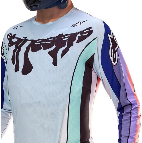 Alpinestars 3768224-387-XXL: Techstar Le Imperial Jersey مزدوج أرجواني/أزرق/أسود 2X in Kuwait