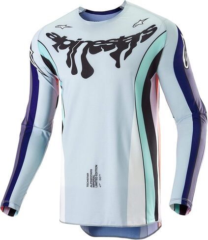 Alpinestars 3768224-387-XXL: Techstar Le Imperial Jersey مزدوج أرجواني/أزرق/أسود 2X in Kuwait