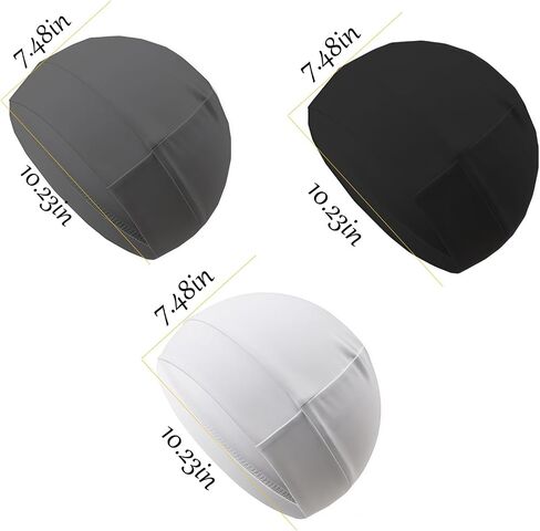 3Pcs Cooling Cycling Cap for Men Women Multicolor Skull Cap Lightweight Quick Dry Running Sweat Wicking Helmet in Kuwait