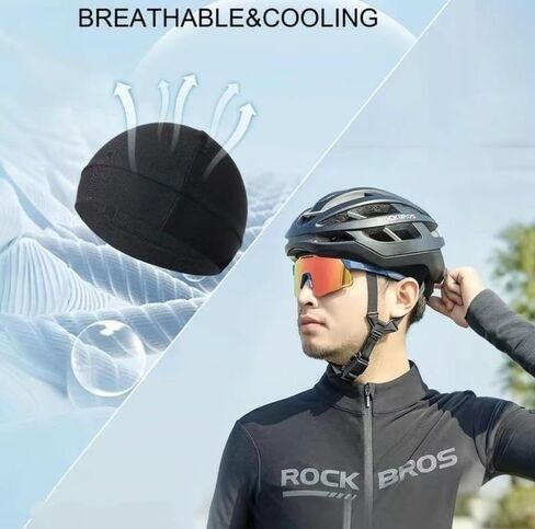 3Pcs Cooling Cycling Cap for Men Women Multicolor Skull Cap Lightweight Quick Dry Running Sweat Wicking Helmet in Kuwait