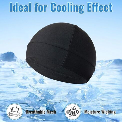 3Pcs Cooling Cycling Cap for Men Women Multicolor Skull Cap Lightweight Quick Dry Running Sweat Wicking Helmet in Kuwait