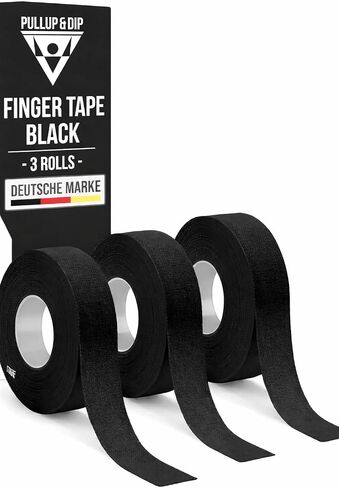 Finger Tape Sports Extra Strong Adhesive, 3 Rolls Athletic Tape for Fingers, Skin-Friendly Sports Tape, Tape for Weight Lifting, Volleyball Finger Tape, Boulder, Climbing, Basketball, Finger Tape BJJ in Kuwait