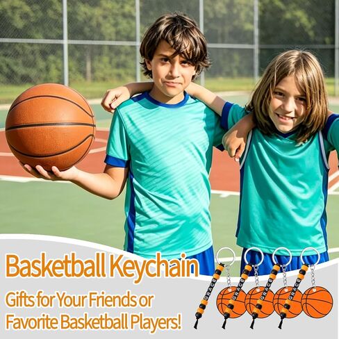 BLSUREFYX 990pcs Basketball Keychain Making Kit 30 Set Basketball Sports Bead Keychain DIY Kits Sport Themed Key Chain Crafts for Kid Adult Cheerleader Team Gift Sport Jewelry Making Accessories in Saudi Arabia