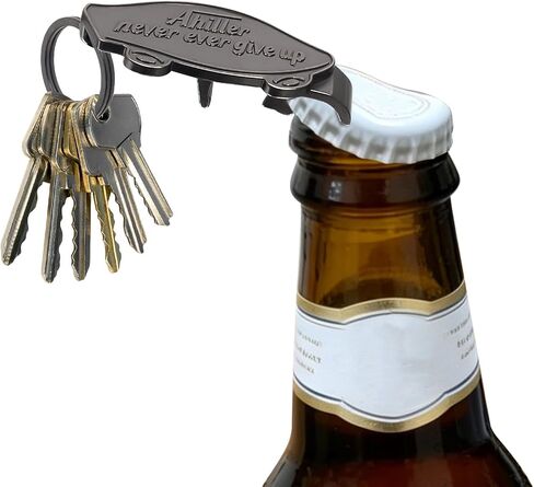 Ahiller Multi-functional keychain & phone stand. Opens beer bottle and can lids. Built-in keyring, lightweight and portable. in Saudi Arabia