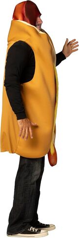 Hot Dog on a Bun Costume Ultimate Grilled Hot Dog Plus, Men and Women, Unisex Adults, Adult Plus Size in Saudi Arabia