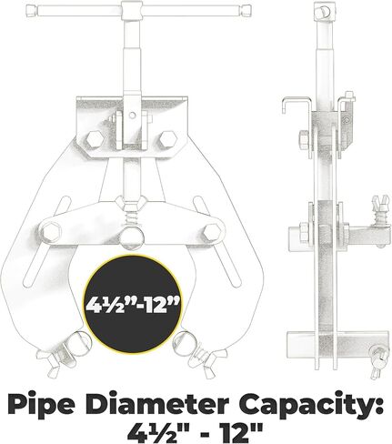 Pipe Alignment Clamp, with Quick Acting Screws, CPA120, Strong Hand Tools in Kuwait