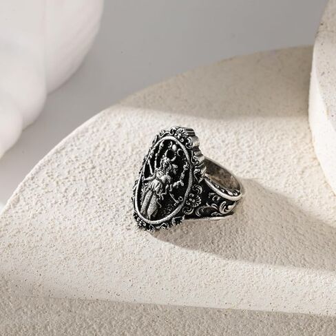 Hecate Ring,Wicca Wiccan Hekate Moon Goddess Pagan Amulet Jewelry for Women in Saudi Arabia