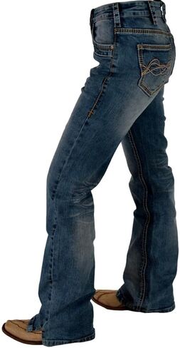 Cowgirl Tuff Western Jeans Womens DFMI Faded Medium Wash JDFADE in Saudi Arabia