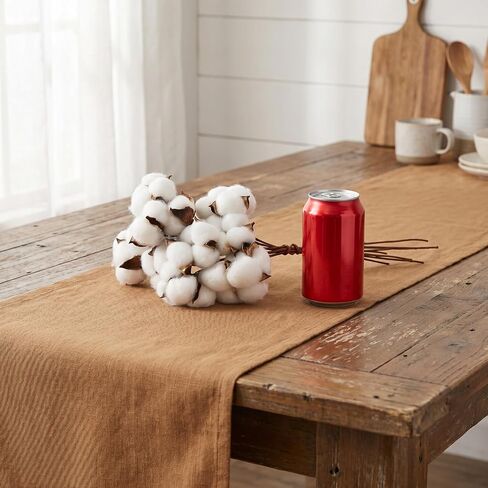 10Pcs Natural Dried Cotton Stems for Farmhouse Decor, 11" Tall Flexible Cotton Flowers Branches Bundle for DIY Vase Fillers, Rustic Sprigs for Wedding Floral Arrangements Christmas Home Decor in Saudi Arabia