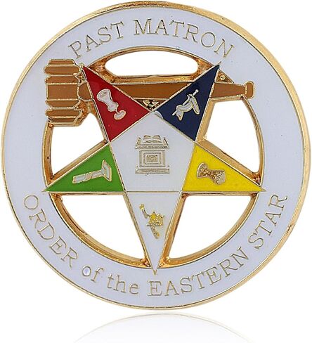 Past Matron Order of The Eastern Star Lapel Pin (1.25 inches - Masonic) in Saudi Arabia